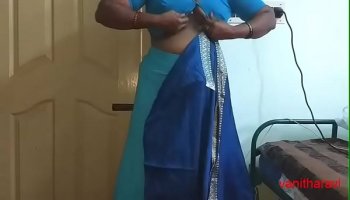 Watch Desi Dehati  Tamil Aunty Telugu Aunty Kannada Aunty  Malayalam Aunty Kerala Aunty Desi Dirty Talk Married Bhabhi Hot Cheating Wife Vanitha Wearing Saree Showing Giant Melons And Shaved Tight Pussy Aunty Changing Dress Ready For Party And Making Vi