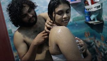 Watch Hot Desi Indian Wife Enjoying In Steamy Shower Full Video