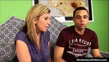 Watch Amazing Mature Blondes Fuck A Black Guy On The Couch Hardcore