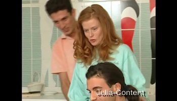 Lovely Hairy Redhead Amateur Is Doing Her First Threesome Fuck